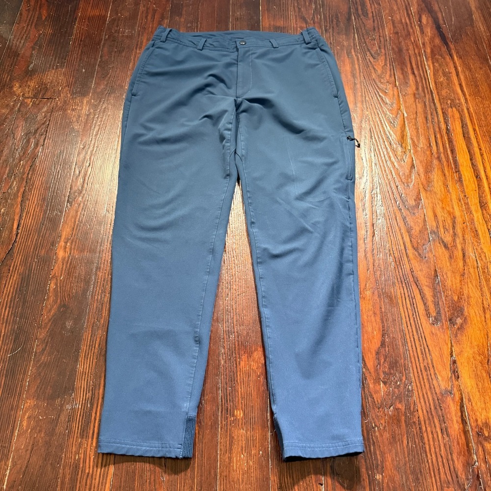 Mack Weldon Pants Mens Large 34x30 Blue Radius Flex Jogger Casual Performance